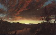 Frederic Edwin Church Wild twilight USA oil painting artist